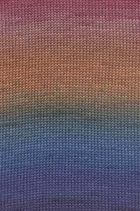 Lang Yarns WOOLADDICTS Move 6-ply 1146.0001 - Wine/Cognac/Blue von Lang Yarns