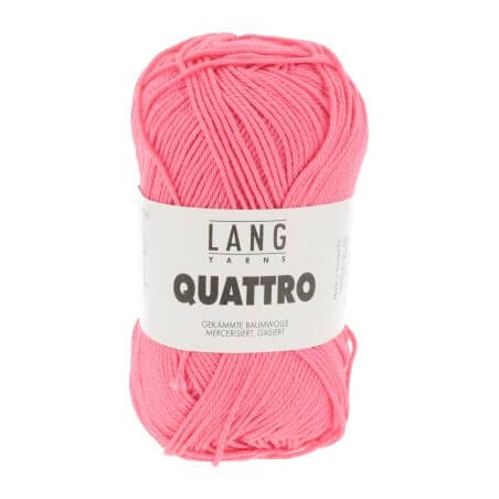 Long Yarns Strickgarn, 100% Baumwolle, Quattro von Lang Yarns
