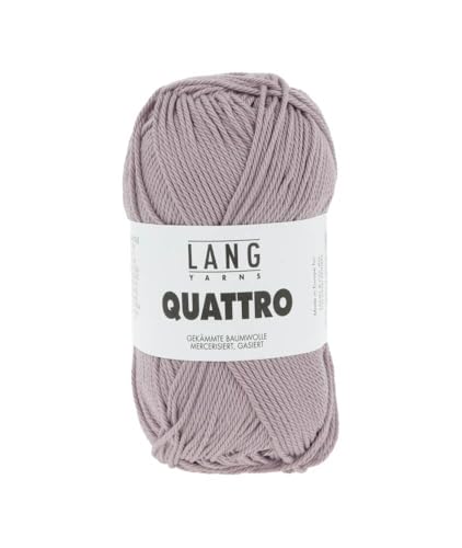 Long Yarns Strickgarn, 100% Baumwolle, Quattro von Lang Yarns