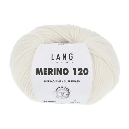 Merino 120 Superwash 0002 natur Merino 120 Superwash 0002 natur von Lang Yarns