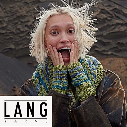 Strickanleitung – Stulpen "Jina" aus Lang Yarns Donegal Tweed+ Strickanleitung – Stulpen "Jina" aus Lang Yarns Donegal Tweed+ von Lang Yarns