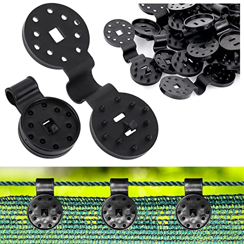 50 Stück Kunststoff-Clips für Schutztuch Schattiernetz Gewächshaus Windschutznetz Sonnensegel, Netzclips Schattentuchclips Befestigungsclips Spezialclip mit Öse für Gartennetze Pflanzen (Mit Haken) 50 Stück Kunststoff-Clips für Schutztuch Schattiernetz Gewächshaus Windschutznetz Sonnensegel, Netzclips Schattentuchclips Befestigungsclips Spezialclip mit Öse für Gartennetze Pflanzen (Mit Haken) von LangRay