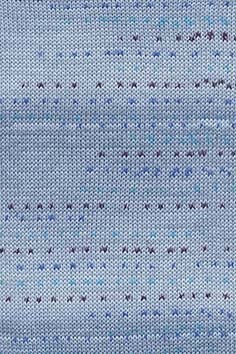 LangYarn 50g Merino 200 Bébé Color - Farbe: 310 - grau mit blau/türkisen Spots - eine australische Merinowolle für hochwertige Bébé - Strickteile. von LangYarn