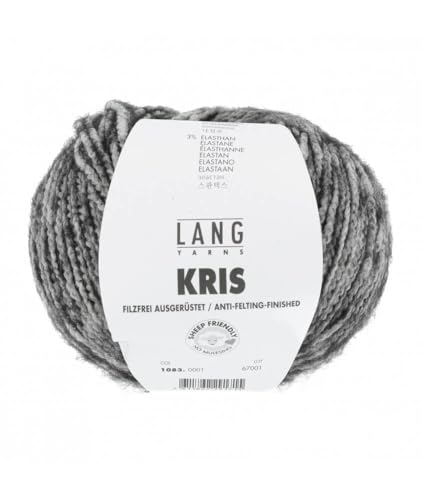50g Kris - Farbe 01 - anthrazit melange - Modegarn für coole, stylische Teile. 50g Kris - Farbe 01 - anthrazit melange - Modegarn für coole, stylische Teile. von Lang Yarns