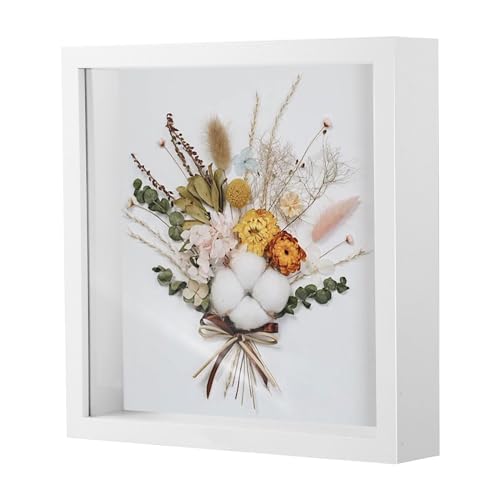 20,3 x 20,3 cm Schattenbox-Rahmen, 3D-Bilderrahmen aus Holz, für Erinnerung, Basteln, Bilder, Blumen, Hochzeitsstrauß, Weihnachtsdekoration 20,3 x 20,3 cm Schattenbox-Rahmen, 3D-Bilderrahmen aus Holz, für Erinnerung, Basteln, Bilder, Blumen, Hochzeitsstrauß, Weihnachtsdekoration von Lanjue