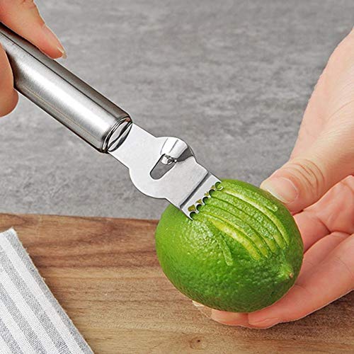 Citrus Lemon Zester Peeler Reibe Edelstahl/Für Gin Cocktails/Lime Orangen/Ergonomische Küchenwerkzeug von Lankater