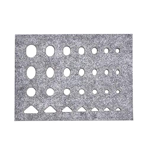 Lankater 1pc Filzen Mold, Tiere Augen Nasen-Ohr-Mouth Nadelfilz Applikationen Mold 3D Nadelfilzen Schablonen-Schablone Für Anfänger Handstickerei Craft von Lankater