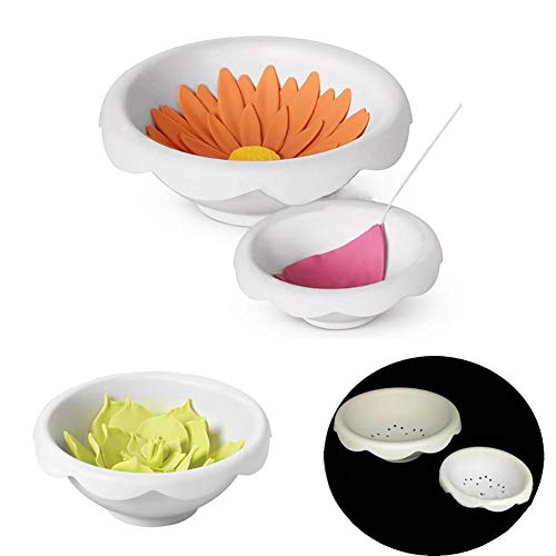 2st Fondant Trocknen Moulds, Kuchen Schokoladenblume Trocknen Von Kunststoff Dekorieren Bakeware Werkzeug, Fondant Forming Cups von Lankater