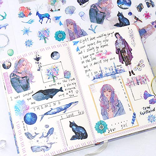 Lankater 6sheets / Kawaii Sticker Nette Wal-Aufkleber Papieraufkleber Für Kinder Tagebuch Scrapbooking Foto Ablums Packen Lankater 6sheets / Kawaii Sticker Nette Wal-Aufkleber Papieraufkleber Für Kinder Tagebuch Scrapbooking Foto Ablums Packen von Lankater