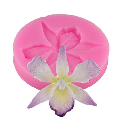 Lankater Orchid-silikon-Form-Harz-ton-Formen Süßigkeit Schokolade Kuchen-Fondant-Kuchen, Die Werkzeuge Lankater Orchid-silikon-Form-Harz-ton-Formen Süßigkeit Schokolade Kuchen-Fondant-Kuchen, Die Werkzeuge von Lankater