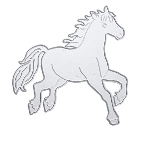 Lankater Pferd Form Stanzformen Cartoon Ordner Vorlage Album Foto Dekoration Craftsdiy Scrapbooking Stencil Schablone von Lankater