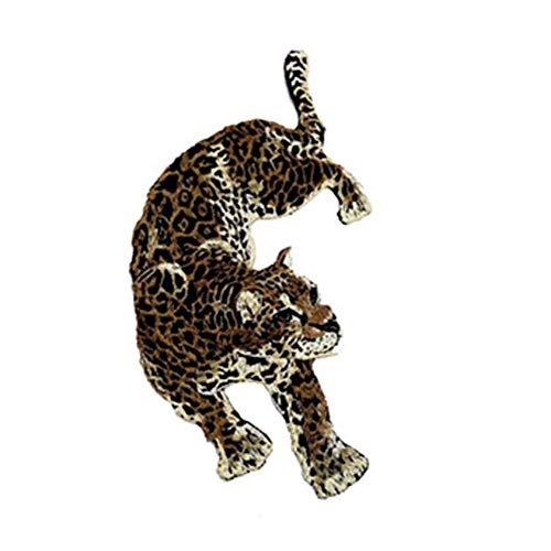 Leopard-Flecken Nähen Auf Kleidung Stickerei Biker Patch-DIY Applique Kleidung Eisen Auf T-Shirt Für Frauen Aufkleber Scrapbooking von Lankater