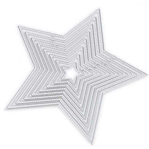 Sterne Schneideisen-metall Embossing Folder Stencil Scrapbooking Papierkarte Diy Craft Vorlage Sterne Schneideisen-metall Embossing Folder Stencil Scrapbooking Papierkarte Diy Craft Vorlage von Lankater