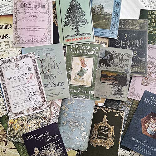 Vintage Gebrauchtbuch-papier Sealing Sticker Scrapbooking Fotoalben Diy Fertigkeit-dekoration-aufkleber-abziehbilder von Lankater
