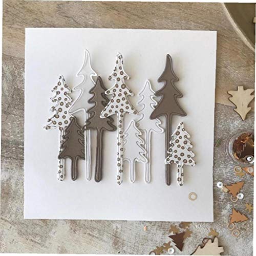 Weihnachtsbaum Schneideisen-metall Embossing Folder Stencil Scrapbooking Papierkarte Diy Craft Vorlage von Lankater