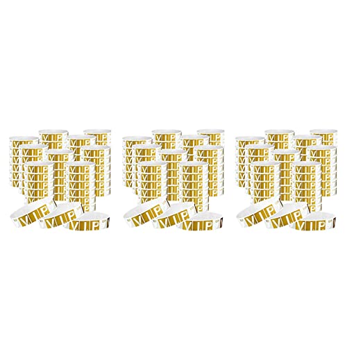 Lanko 1500 VIP-Armbänder, leichte Armbänder für Veranstaltungen, personalisierte Armbänder für Partys, wasserdicht, bunt von Lanko