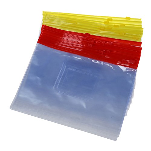 Lanko 20 x Kunststoffbeutel mit Druckverschluss, Dokumentenhalter für A5-Papier von Lanko