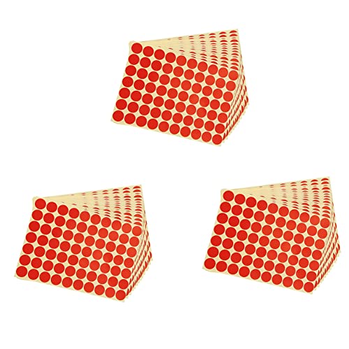 Lanko 3 x Set selbstklebende selbstklebende runde Aufkleber für Code-Kreise, 19 mm, Rot Lanko 3 x Set selbstklebende selbstklebende runde Aufkleber für Code-Kreise, 19 mm, Rot von Lanko
