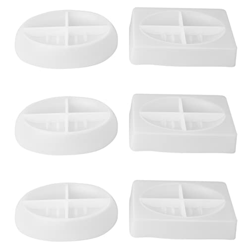 Lanko 6 Stück Serie Silikon Halter Harz Form Oval / Quadratisch Drain Box für Epoxidharz Gießform Organizer Lanko 6 Stück Serie Silikon Halter Harz Form Oval / Quadratisch Drain Box für Epoxidharz Gießform Organizer von Lanko