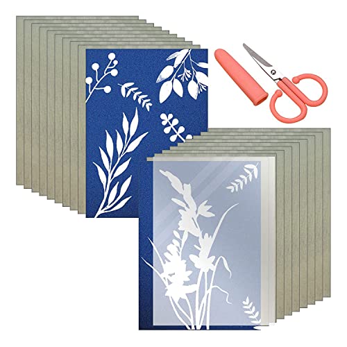 Lanko Cyanotyp-Papier, Solardruckpapier, A4, 22 Stück, hochempfindliches Solardruckpapier, natürliches Druckpapier Lanko Cyanotyp-Papier, Solardruckpapier, A4, 22 Stück, hochempfindliches Solardruckpapier, natürliches Druckpapier von Lanko