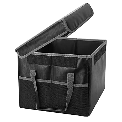Lanko Feuerfeste Aktenbox, feuerfeste Aufbewahrungsbox, Aktenschrank mit Schloss, tragbar, für Briefe/Rechtsordner von Lanko