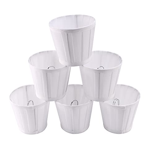 Lanko Moderner europäischer Stil, Droplight, Wandleuchte, Kerze, Kronleuchter, Lampenschirm, 6-teiliges Set (solides Weiß) von Lanko