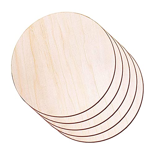 Lanko Runde Holzscheiben zum Basteln, Packung mit 5 Holzkreisen, 35,6 cm, Holzplatte, nicht zum Basteln, Türaufhänger Lanko Runde Holzscheiben zum Basteln, Packung mit 5 Holzkreisen, 35,6 cm, Holzplatte, nicht zum Basteln, Türaufhänger von Lanko