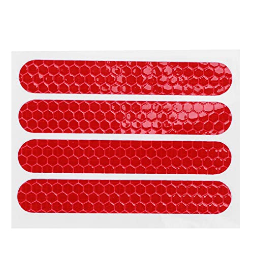 Lanko Schutzaufkleber für Vorder- und Hinterrad, reflektierend, für Max G30 Scooter-Zubehör, Rot, 4 Stück Lanko Schutzaufkleber für Vorder- und Hinterrad, reflektierend, für Max G30 Scooter-Zubehör, Rot, 4 Stück von Lanko