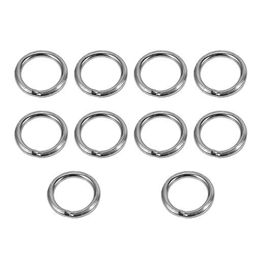 Lanko x 30 mm Edelstahl-Umreifungsmaschinen, rund, geschweißt, mit selbsthaftenden Ringen, 10 Stück von Lanko