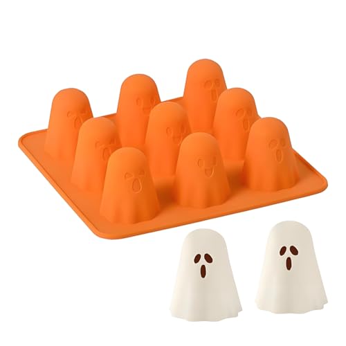 Halloween Silikonform Geist, Geist Puddingform Silikonform, Pralinenform Geistpuddingform Backform, geisters Backform Süßigkeiten Formen für Schokolade, Süßigkeiten, Eiswürfel, gelees Halloween Silikonform Geist, Geist Puddingform Silikonform, Pralinenform Geistpuddingform Backform, geisters Backform Süßigkeiten Formen für Schokolade, Süßigkeiten, Eiswürfel, gelees von Lanmijia