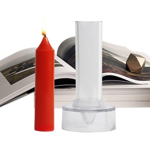 Kerzenform, Kerzengießform Stumpenkerze candle molds, Wiederverwendbare Stabkerzenform, Für Die Kirche Weihnachten Abendessen Bei Kerzenlicht Valentinstag Heimtextilien von Lanmijia