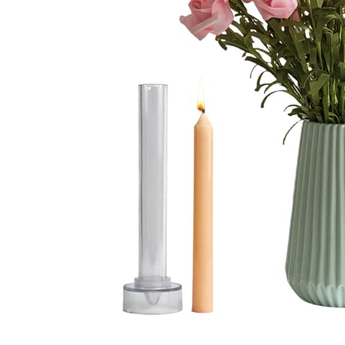 Kerzenform, Kerzengießform Stumpenkerze candle molds, Wiederverwendbare Stabkerzenform, Für Die Kirche Weihnachten Abendessen Bei Kerzenlicht Valentinstag Heimtextilien von Lanmijia