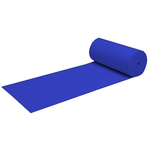 Hochzeitsgang-Teppich, 2 mm Polyester, blau, Laufsteg-Teppiche, rutschfeste Braut-Gehweg-Teppiche für Hochzeitsdekoration im Innen- oder Außenbereich, breit 1 m/1,2 m/1,5 m ( Size : 1.2x10m ) von Lanmmraifc