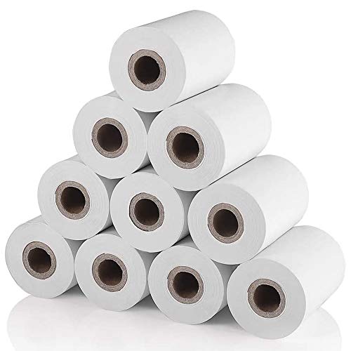 Lanonvy 10 Stück Papier, für Mobile 58 mm 30 mm Mini Drucker Registrier Kasse Pos Beleg Papier Rolle Lanonvy 10 Stück Papier, für Mobile 58 mm 30 mm Mini Drucker Registrier Kasse Pos Beleg Papier Rolle von Lanonvy