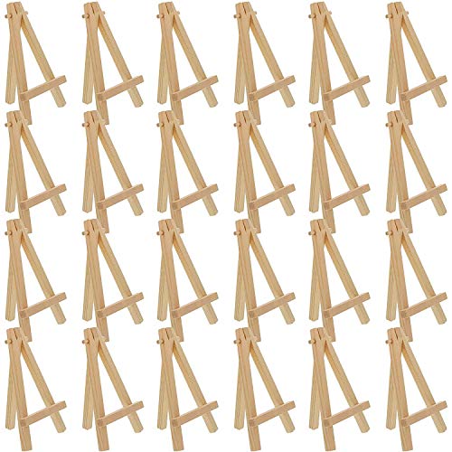 Lanonvy 24 Stück 12,7 cm Mini ständer, Staffeleien, Tisch ständer, geeignet für Kinder, Visiten karten Lanonvy 24 Stück 12,7 cm Mini ständer, Staffeleien, Tisch ständer, geeignet für Kinder, Visiten karten von Lanonvy