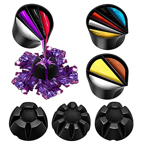 Lanonvy 6-Teilige Geteilte Becher zum AusgießEn Von Farbe, 3 Blumen-AusgießBecher, 3 Farbmischbecher zum AusgießEn Von Acrylfarbe, Harz, DIY-Werkzeuge Lanonvy 6-Teilige Geteilte Becher zum AusgießEn Von Farbe, 3 Blumen-AusgießBecher, 3 Farbmischbecher zum AusgießEn Von Acrylfarbe, Harz, DIY-Werkzeuge von Lanonvy
