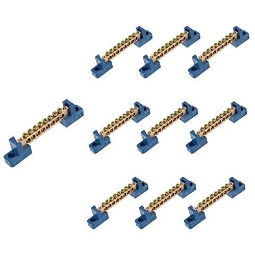 Lanonvy 8 Klemmen Sammel Schienen Klemmen Block 10 Pack Messing Draht Schraube Klemme für Auto Boot Marine Boden Strom Verteilung Lanonvy 8 Klemmen Sammel Schienen Klemmen Block 10 Pack Messing Draht Schraube Klemme für Auto Boot Marine Boden Strom Verteilung von Lanonvy