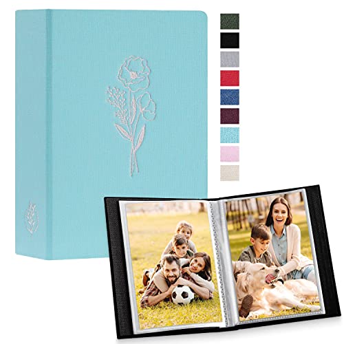 Lanpn Fotoalbum 10x15 100 2 Packungen, Klein Mini Leinen Einstecken Einsteckalbum für Hochformat Fotos Bilder Teal Lanpn Fotoalbum 10x15 100 2 Packungen, Klein Mini Leinen Einstecken Einsteckalbum für Hochformat Fotos Bilder Teal von Lanpn