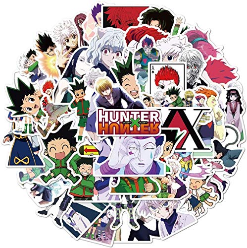 100PCS Hunter X Hunter Aufkleber Japanische Cartoon Anime Aufkleber wasserdichte Vinyl Aufkleber für Kinder Jugendliche Erwachsene Wasserflasche Laptop Koffer Gepäck Skateboard Dekoration von Lanseede