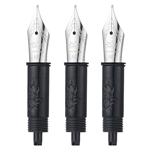 3er Set Jinhao 82 Füllfederhalter, mittlere Feder mit schwarzem Teilvorschub, silber, kompatibel mit Jinhao 82, 88, 95 Füllfederhalter 3er Set Jinhao 82 Füllfederhalter, mittlere Feder mit schwarzem Teilvorschub, silber, kompatibel mit Jinhao 82, 88, 95 Füllfederhalter von Lanxivi
