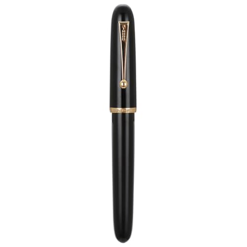 Jinhao 9016 Füllfederhalter Medium Heartbeat Point, Dadao Serie Schwarzes Acryl mit großem Konverter zum Schreiben Jinhao 9016 Füllfederhalter Medium Heartbeat Point, Dadao Serie Schwarzes Acryl mit großem Konverter zum Schreiben von Lanxivi