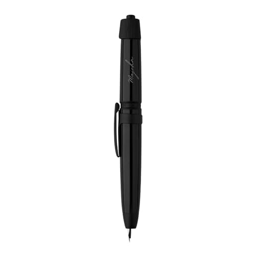 Lanxivi Majohn Füllfederhalter, A3, einziehbar, extra feine Feder, lebendige schwarze Farbe, Druck- und Drehstift, mit Konverter-Etui-Set Lanxivi Majohn Füllfederhalter, A3, einziehbar, extra feine Feder, lebendige schwarze Farbe, Druck- und Drehstift, mit Konverter-Etui-Set von Lanxivi