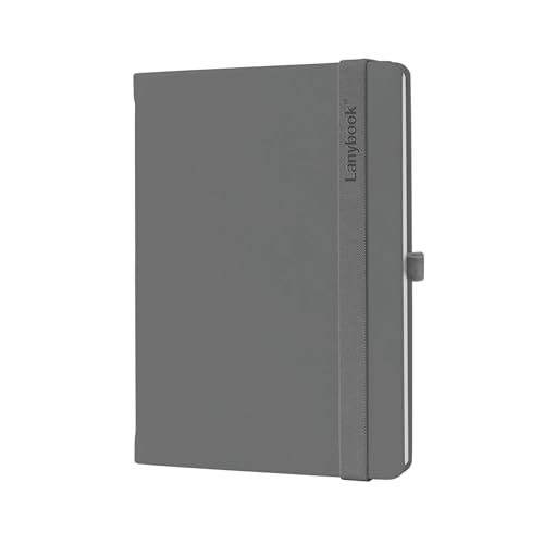 Lanybook Nature | Notizbuch aus Apfelleder | A5 | grau | kariert | mit praktischem Verschlussband und Stiftschlaufe | 192 Seiten Lanybook Nature | Notizbuch aus Apfelleder | A5 | grau | kariert | mit praktischem Verschlussband und Stiftschlaufe | 192 Seiten von Lanybook