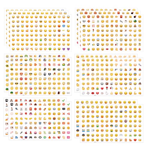 Smiley Aufkleber 14 Blatt Emoji Sticker Smiley Sticker Kann Zum Dekorieren Von Sammelalben Notizbüchern Mobiltelefonen Usw Verwendet Werden Cartoon-Druckpapier-Belohnungsaufkleber Smiley Aufkleber 14 Blatt Emoji Sticker Smiley Sticker Kann Zum Dekorieren Von Sammelalben Notizbüchern Mobiltelefonen Usw Verwendet Werden Cartoon-Druckpapier-Belohnungsaufkleber von Laralily