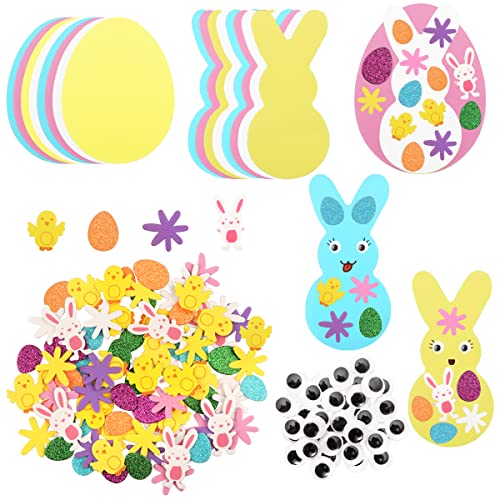 146 Stück Oster Schaumstoff Bastel Oster Schaumstoff Sticker Set mit Oster Schaumstoff Formen Eiern Hasen Selbstklebenden Glitzer Osteraufklebern Dekoration Osterfüllern Basteln Partyzubehör Zubehör 146 Stück Oster Schaumstoff Bastel Oster Schaumstoff Sticker Set mit Oster Schaumstoff Formen Eiern Hasen Selbstklebenden Glitzer Osteraufklebern Dekoration Osterfüllern Basteln Partyzubehör Zubehör von Larber