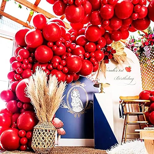 Larber 100 Stück Luftballons Rot Luftballons Geburtstag Girlande Rot Latex Ballons Rotes Ballons Bogen Set für Geburtstag Hochzeit Weihnachten Valentinstag Jubiläum Dekoration Larber 100 Stück Luftballons Rot Luftballons Geburtstag Girlande Rot Latex Ballons Rotes Ballons Bogen Set für Geburtstag Hochzeit Weihnachten Valentinstag Jubiläum Dekoration von Larber