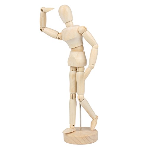 Larcele Holz Menschlichen Gelenken Mannequins Zeichnungsmodell (22cm/8.7inch) MEHRWEG von Larcele