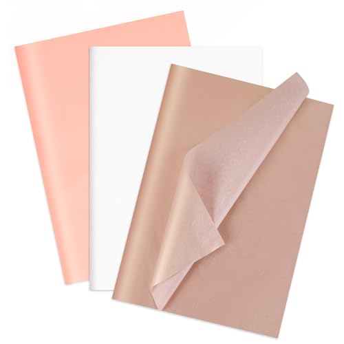 Larcenciel Seidenpapier, 60 Blatt Perlglänzendes Rosa Seidenpapier Verpackungsmaterial für Geschenktüten, Zartes Glitzer Geschenkpapier für Geburtstage, Hochzeiten, Jubiläen, Basteln, 50x35 cm Larcenciel Seidenpapier, 60 Blatt Perlglänzendes Rosa Seidenpapier Verpackungsmaterial für Geschenktüten, Zartes Glitzer Geschenkpapier für Geburtstage, Hochzeiten, Jubiläen, Basteln, 50x35 cm von Larcenciel