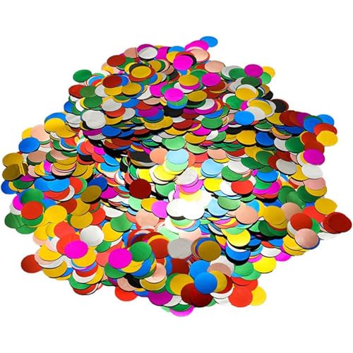 LaresDay 100g Konfetti Alufolie 15mm: Glitzer Herzen, Sterne & Kreise,Hochglanz Tischdeko für Hochzeit, Geburtstag, Babyparty,Wiederverwendbare Alu-Confetti mit Fotoshooting-Hintergrund (rotundity) LaresDay 100g Konfetti Alufolie 15mm: Glitzer Herzen, Sterne & Kreise,Hochglanz Tischdeko für Hochzeit, Geburtstag, Babyparty,Wiederverwendbare Alu-Confetti mit Fotoshooting-Hintergrund (rotundity) von LaresDay