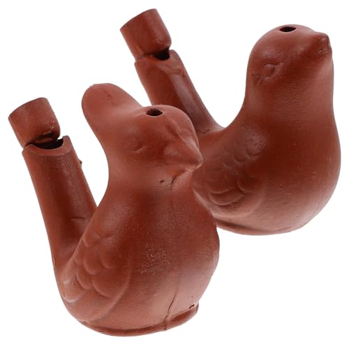 Laroal 2 Stück Wasservogelpfeife Vogelpfeife Musikalische Vogelrufpfeife Trällernde Pfeifen für Kinder und Erwachsene Keramik-Krachmacher Spielzeug für Geburtstags-Ostern-Partygeschenke Laroal 2 Stück Wasservogelpfeife Vogelpfeife Musikalische Vogelrufpfeife Trällernde Pfeifen für Kinder und Erwachsene Keramik-Krachmacher Spielzeug für Geburtstags-Ostern-Partygeschenke von Laroal
